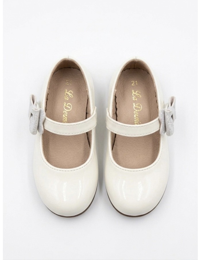 BALLERINES À BRIDES BLANCHES - BÉBÉ 18 au 25