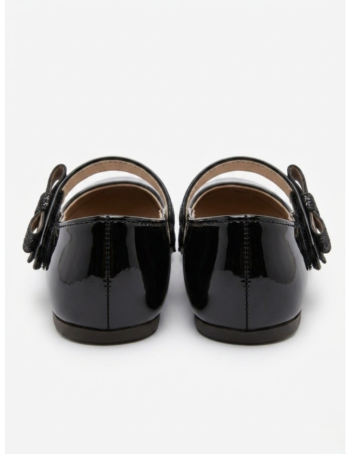 BALLERINES À BRIDES NOIRES - BÉBÉ 18 au 25