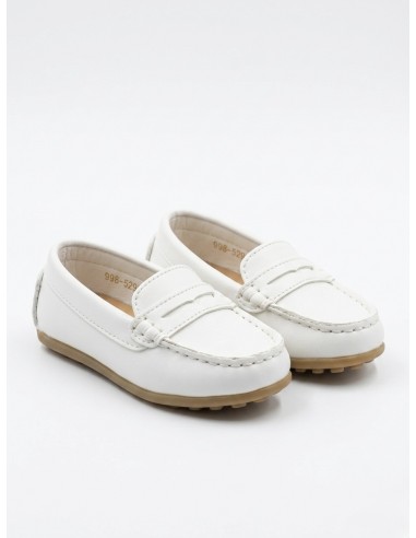 MOCASSIN BLANC CLASSIQUE - BÉBÉ 16 AU 25