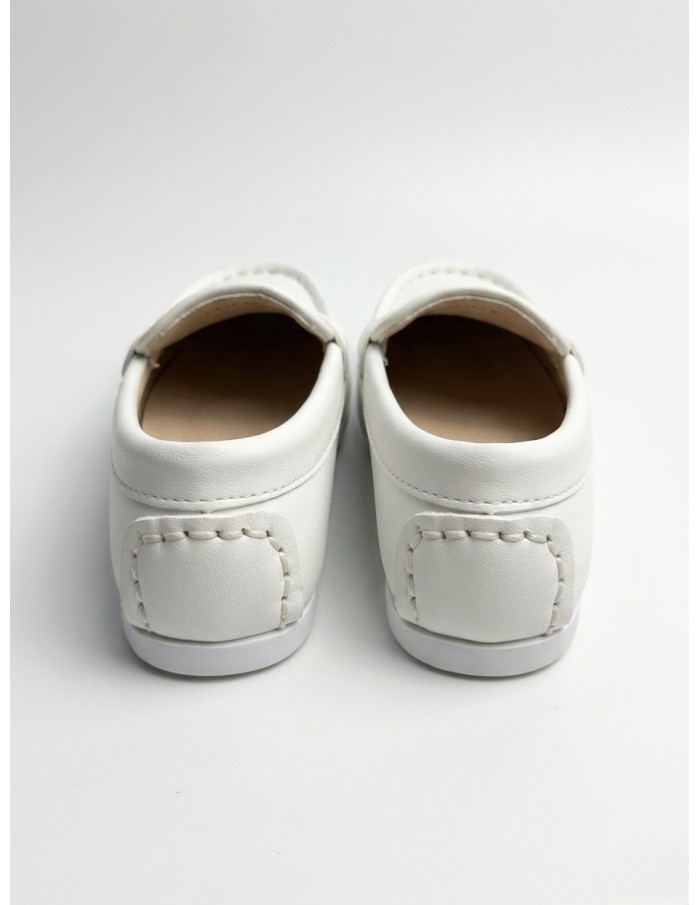 MOCASSIN BLANC CLASSIQUE - BÉBÉ 16 AU 25