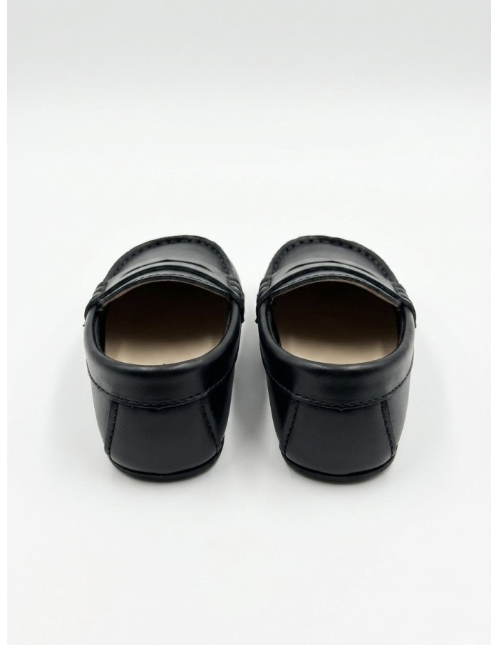 MOCASSINS NOIRS CLASSIQUE - BÉBÉ 16 au 25