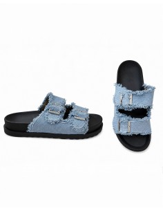 SANDALES MULES EN JEAN... 2