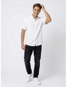 CHEMISE EN LIN UNIE BLANCHE... 2