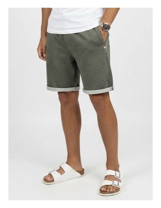 SHORT À CORDONS VERT FONCÉ - HOMME
