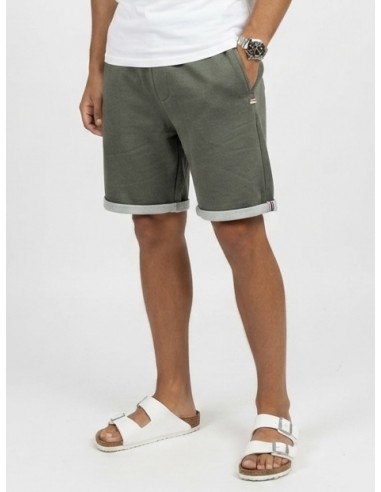 SHORT À CORDONS VERT FONCÉ - HOMME