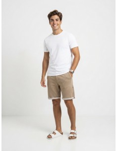 SHORT À CORDONS MARRON... 2