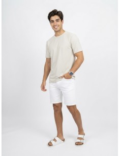 T-SHIRT COTELÉ COL ROND... 2