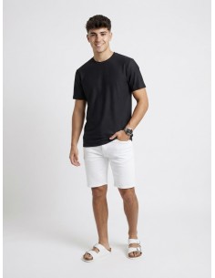 T-SHIRT COTELÉ COL ROND... 2