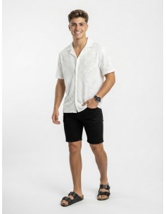 CHEMISE FLEURIE BLANCHE... 2