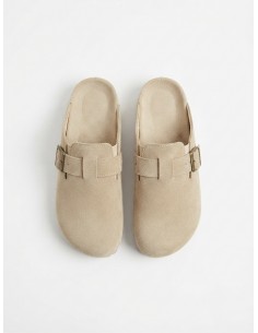SABOTS MULES BEIGE SUÉDINÉ... 2