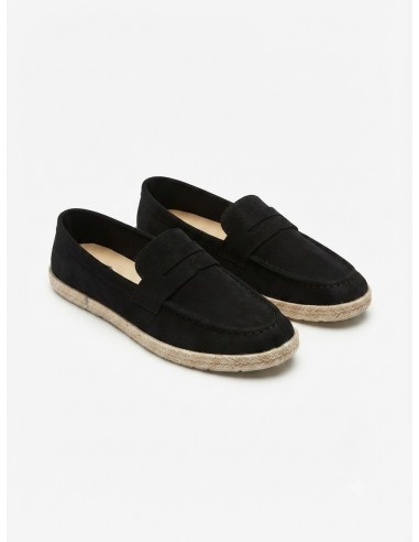 ESPADRILLES STYLE MOCASSINS NOIR...
