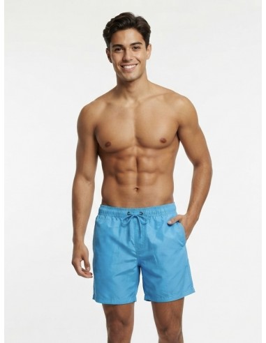 SHORT DE BAIN LONG ORANGE BLEU CLAIR...