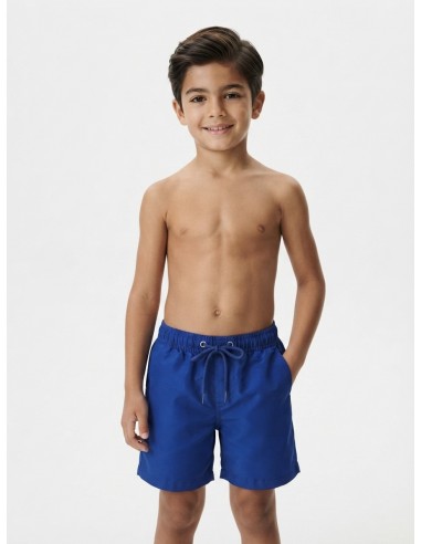 SHORT DE BAIN BLEU- GARÇON 6 À 16 ANS
