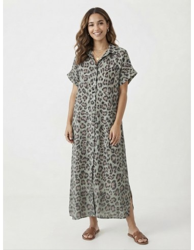 ROBE LONGUE CHEMISE ICONIC IMPRIMÉ...
