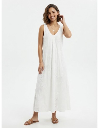 ROBE LONGUE BLANCHE BRODERIE ANGLAISE...