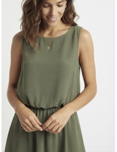ROBE ASYMÉTRIQUE KAKI ET... 2