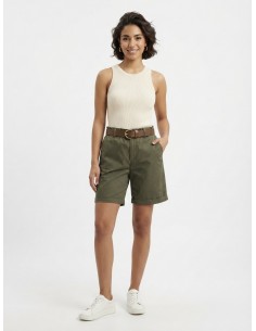 SHORT CHINO KAKI AVEC... 2