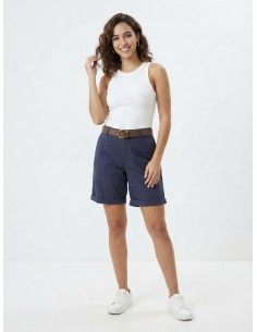 SHORT CHINO BLEU MARINE... 2
