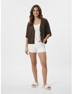 GILET OVERSIZE CHOCOLAT -... 2