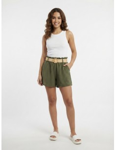 SHORT FLUIDE KAKI AVEC... 2