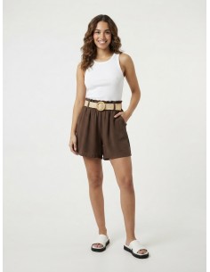 SHORT FLUIDE CHOCOLAT AVEC... 2