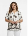 TOP BOHÈME ÉCRU À MOTIFS PAISLEY - FEMME