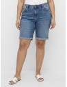 SHORT BERMUDA EN JEAN DÉTAILS REVERS  - FEMME