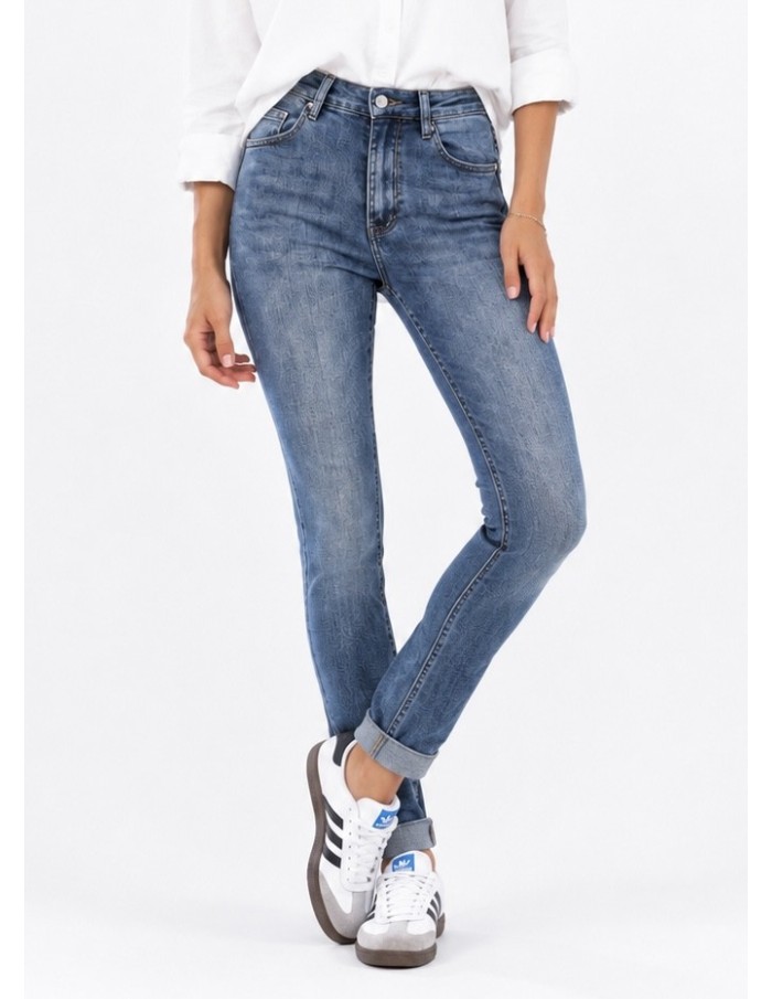 Jean Skinny Push Up Bleu Délavé | Zerda