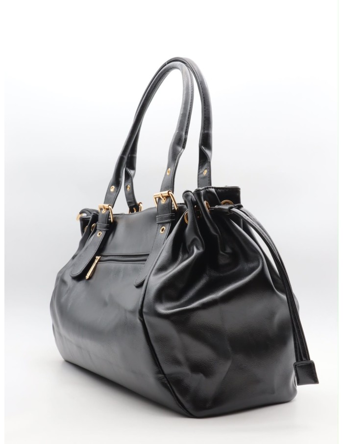 SAC À MAIN CABAS SIMILICUIR NOIR