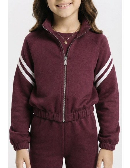 Ensemble Jogging Fille Bicolore | Zerda