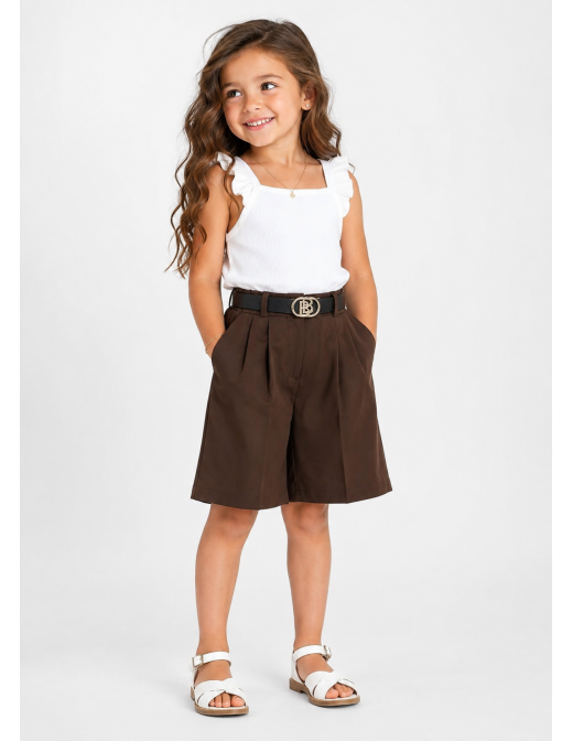 Short Bermuda Ceinturé Fille | Zerda 2