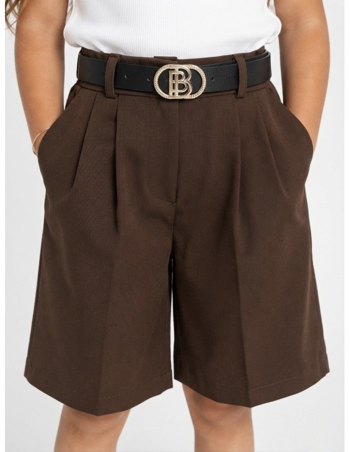 Short Bermuda Ceinturé Fille | Zerda