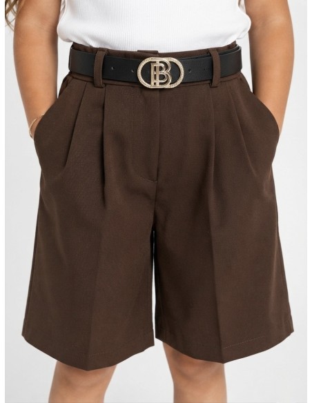 Short Bermuda Ceinturé Fille | Zerda