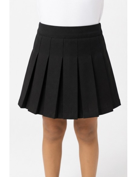 Ensemble Chemise Rayée Jupe Noire Fille | Zerda