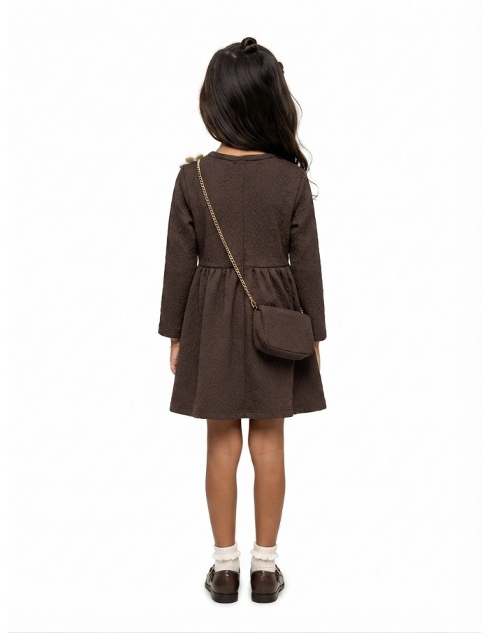 Robe Marron Sac Assorti Fille | Zerda