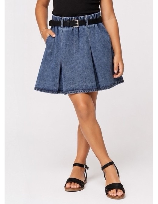 Jupe en Jean Bleu Courte Fille | Zerda
