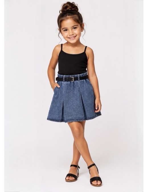 Jupe en Jean Bleu Courte Fille | Zerda 2