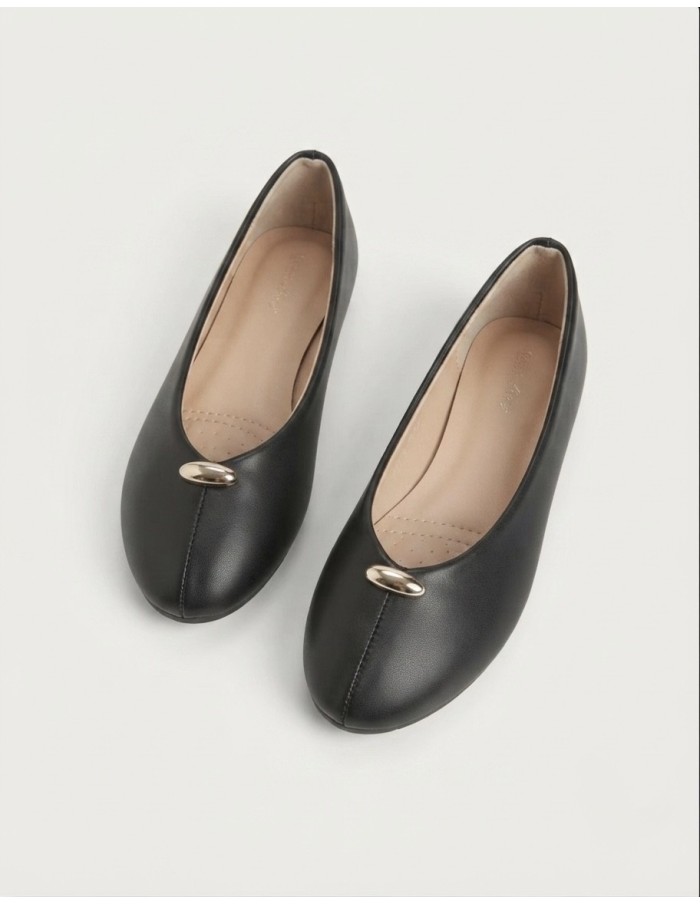 Ballerines Femme Noires Élégantes | Zerda Boutique