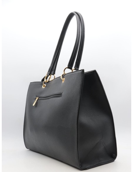 Sac Cabas Noir Clouté Flora & Co | Zerda