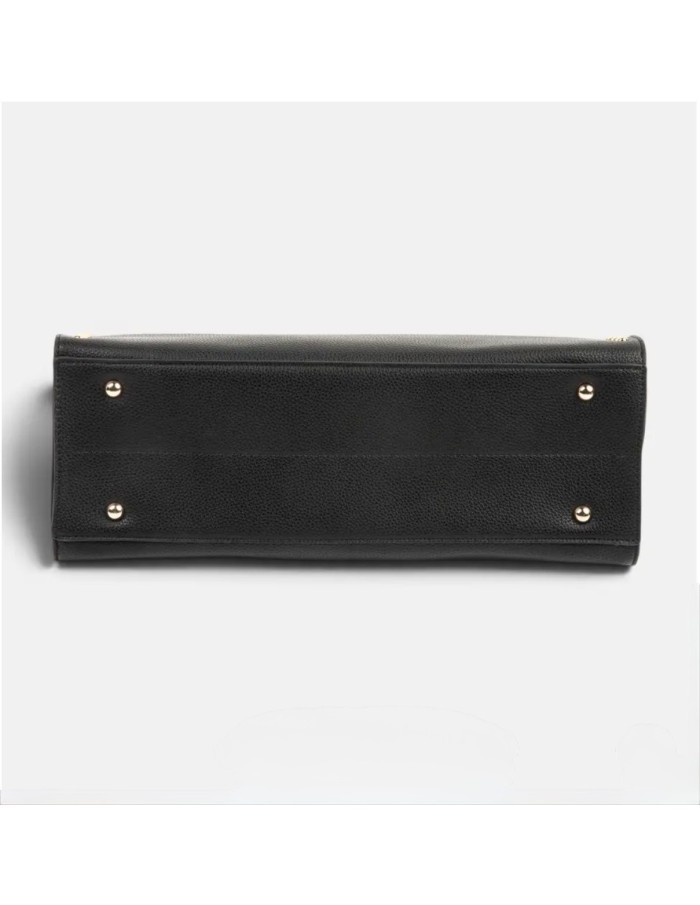 Sac Cabas Noir Clouté Flora & Co | Zerda