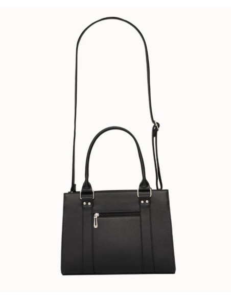 Sac Porté Main Noir Cloutée Flora & Co | Zerda