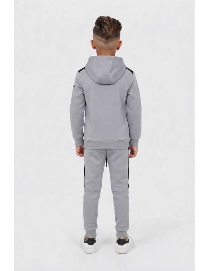 Ensemble Jogging Gris et Noir Enfant | Zerda
