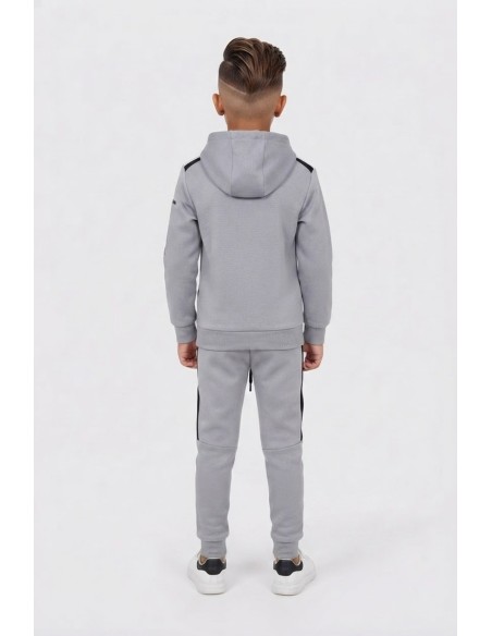 Ensemble Jogging Gris et Noir Enfant | Zerda