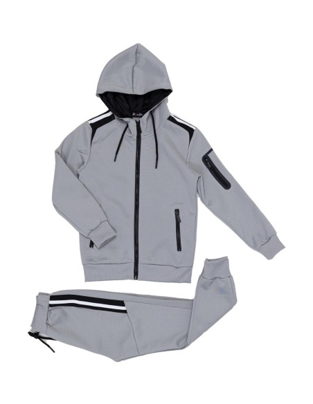 Ensemble Jogging Gris et Noir Enfant | Zerda
