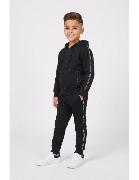 Ensemble Jogging Noir Icon Enfant | Zerda