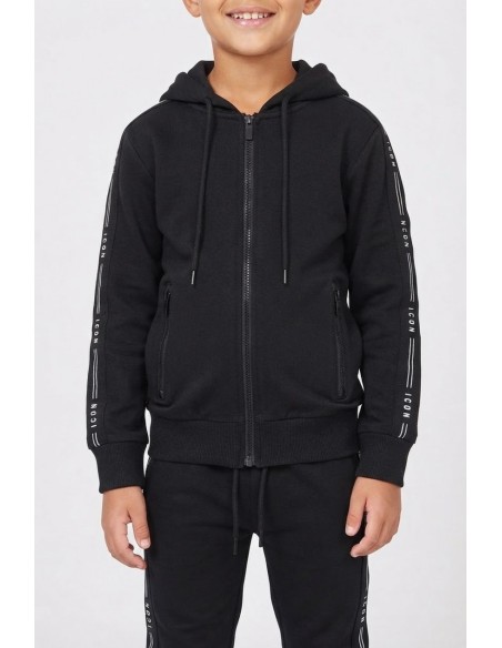 Ensemble Jogging Noir Icon Enfant | Zerda