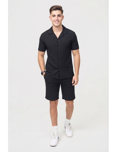 Ensemble Chemise-Short Éponge Homme | Zerda