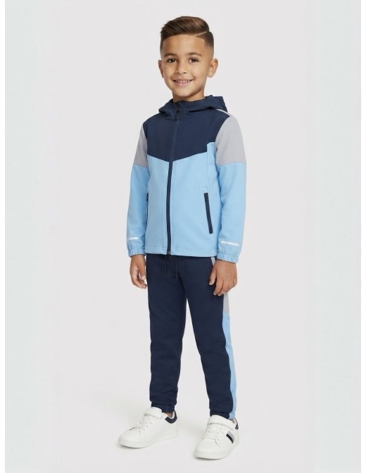 Ensemble Jogging Tech Bleu Marine Enfant | Zerda