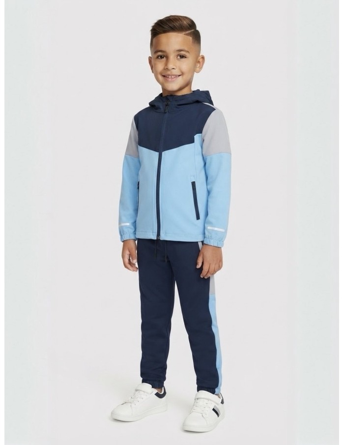 Ensemble Jogging Tech Bleu Marine Enfant | Zerda