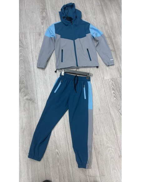 Ensemble Jogging Tech Bleu Indigo Enfant | Zerda